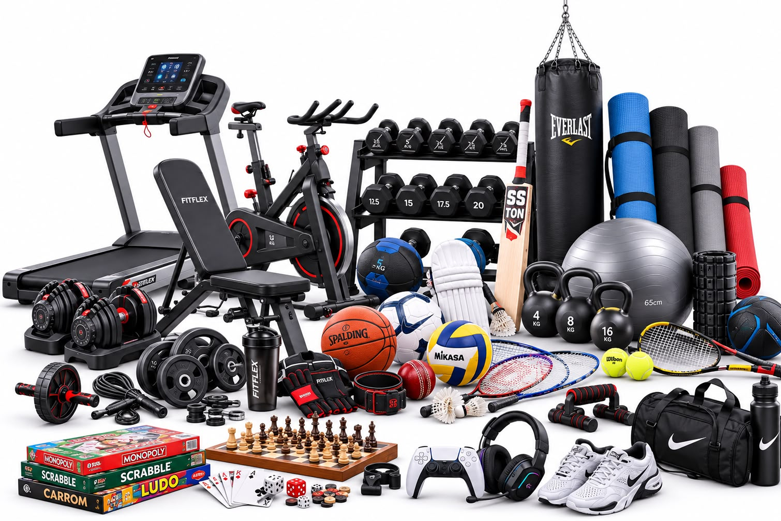 Welfare fitness and recreational equipment for ships
